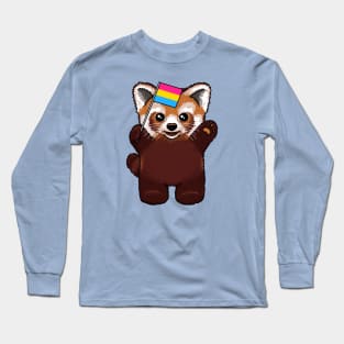 Red Panda Pan Long Sleeve T-Shirt